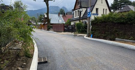Zakopane: Kasprusie mają nowy asfalt