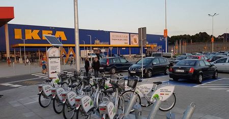 Do IKEA Lublin dojedziesz rowerem miejskim