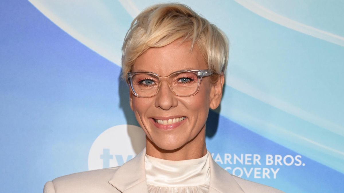 Sopot, 20.08.2025. Dziennikarka Anita Werner podczas inauguracji jesiennego sezonu ramówkowego telewizji TVN, 20 bm. w Sopocie. (mr) PAP/Andrzej Jackowski