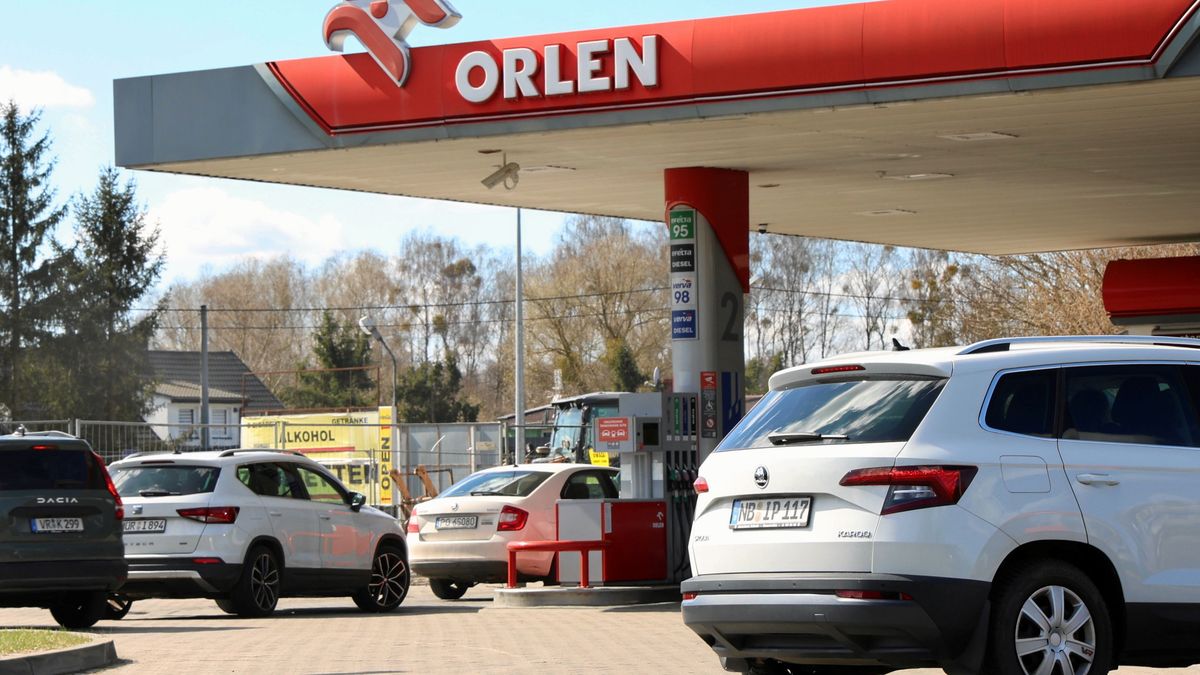 Ceny paliw przy granicy polsko - niemieckiej