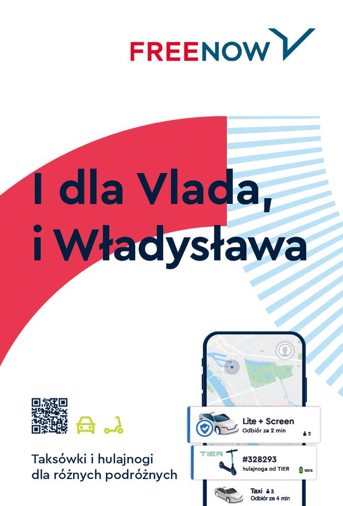 Plakaty reklamujące inkluzywność i równość od Free Now
