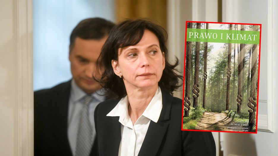 Była wiceminister sprawiedliwości Anna Dalkowska była redaktor naczelną pisma "Prawo i klimat" wydawanego przez ministerstwo klimatu