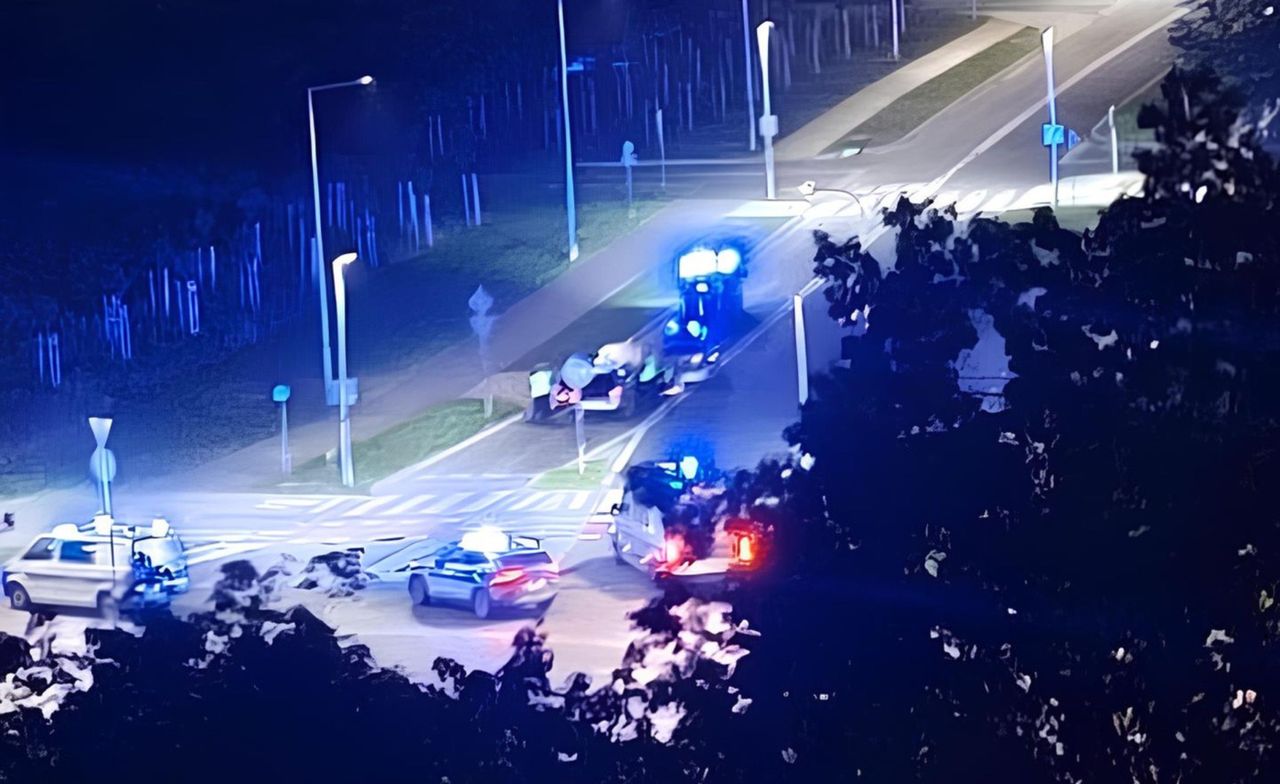 Gorzów: Nocny pościg i zderzenie z radiowozem. Kierowca był pijany i poszukiwany