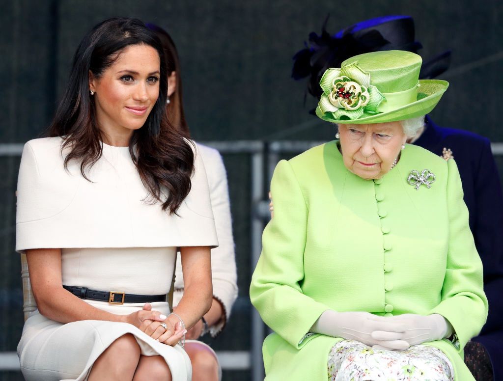 The Duchess Of Sussex Undertakes Her First Official Engagement With Queen Elizabeth II
WIDNES, UNITED KINGDOM - JUNE 14: (EMBARGOED FOR PUBLICATION IN UK NEWSPAPERS UNTIL 24 HOURS AFTER CREATE DATE AND TIME) Meghan, Duchess of Sussex and Queen Elizabeth II attend a ceremony to open the new Mersey Gateway Bridge on June 14, 2018 in Widnes, England. Meghan Markle married Prince Harry last month to become The Duchess of Sussex and this is her first engagement with the Queen. During the visit the pair will open a road bridge in Widnes and visit The Storyhouse and Town Hall in Chester. (Photo by Max Mumby/Indigo/Getty Images)
Max Mumby/Indigo
bestof, topix