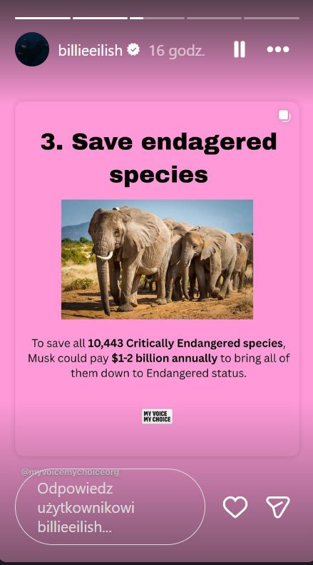 Billie Eilish krytykuje Elona Muska