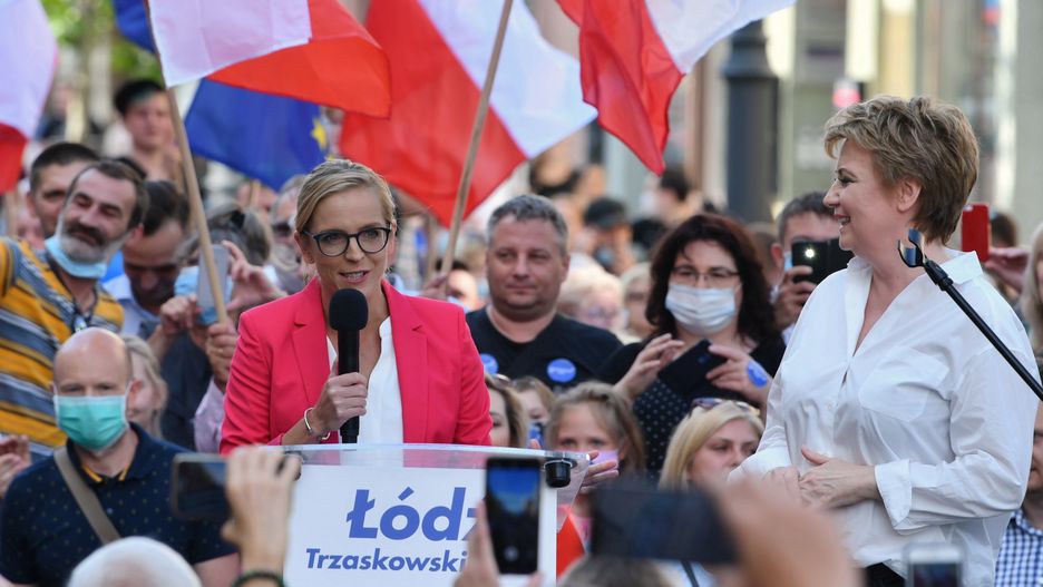 Wybory prezydenckie 2020. Żona Rafała Trzaskowskiego wypowiedziała się na spotkaniu z wyborcami w Łodzi