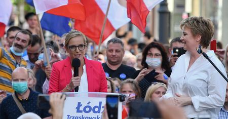 Wybory 2020. Małgorzata Trzaskowska wystąpiła na scenie. "Zamierzam zostać rzeczniczką kobiet"