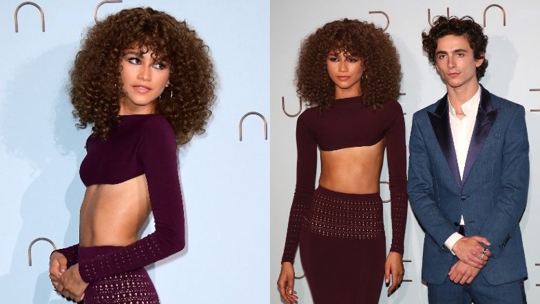 Zendaya i Timothée Chalamet na premierze "Diuny" w Paryżu