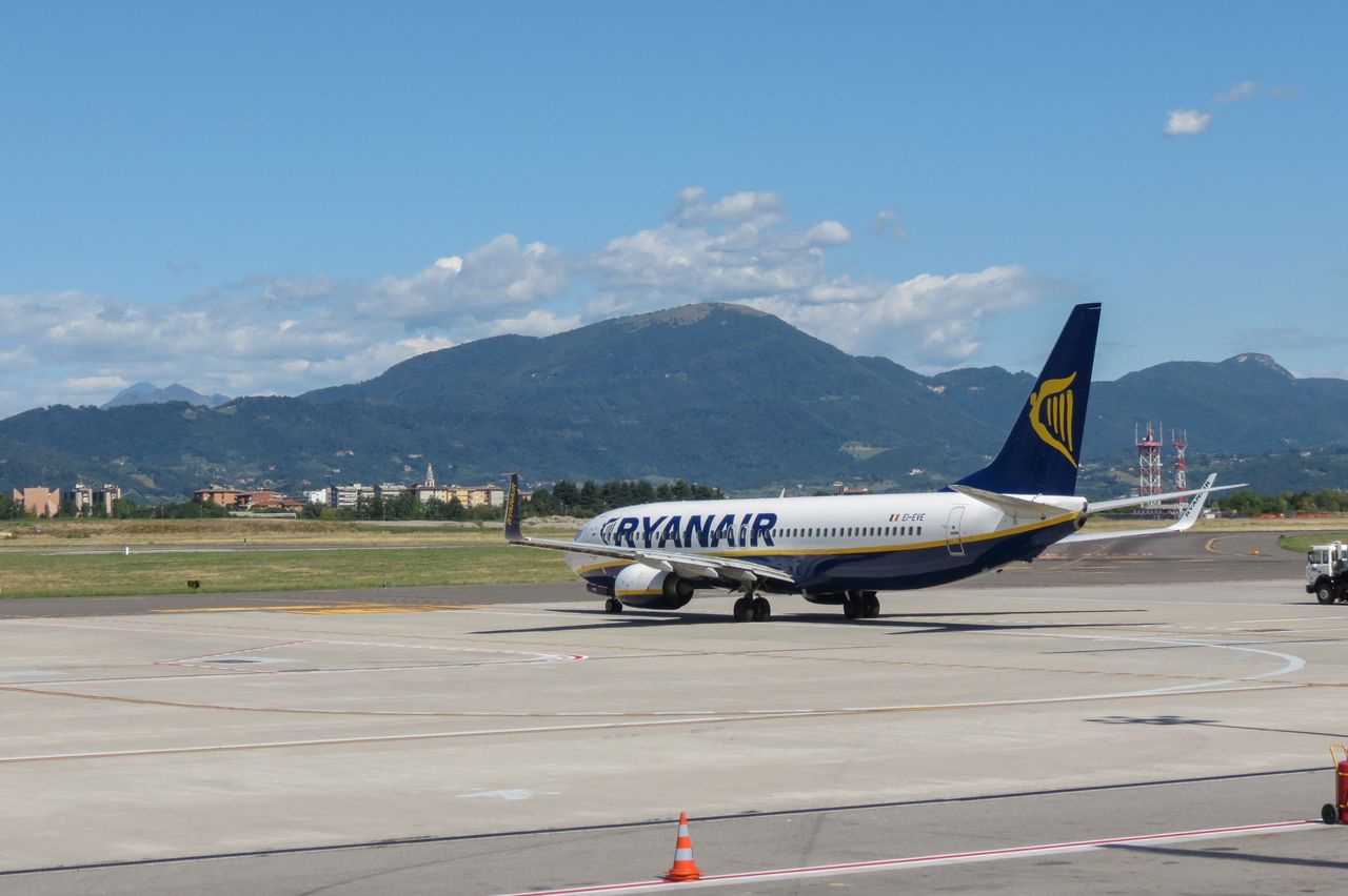 Ryanair miał startować. Nagle pojawił się ogień