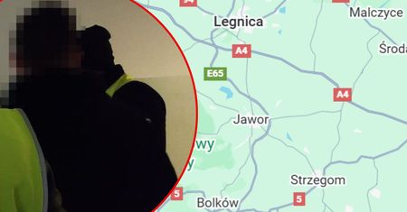 "Roztrzęsione i przerażone". Małe dzieci z ojcem na drodze ekspresowej