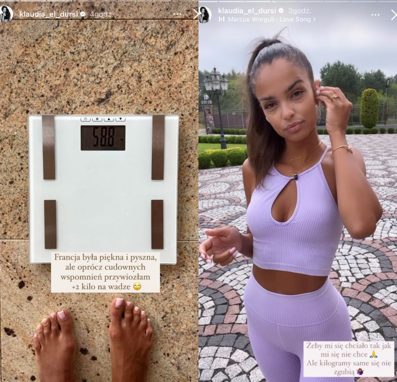 Klaudia El Dursi ubolewa, że przytyła na wakacjach dwa kilogramy