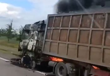 "Wszystko całkowicie zniszczone". Tak wygląda autostrada do Rosji