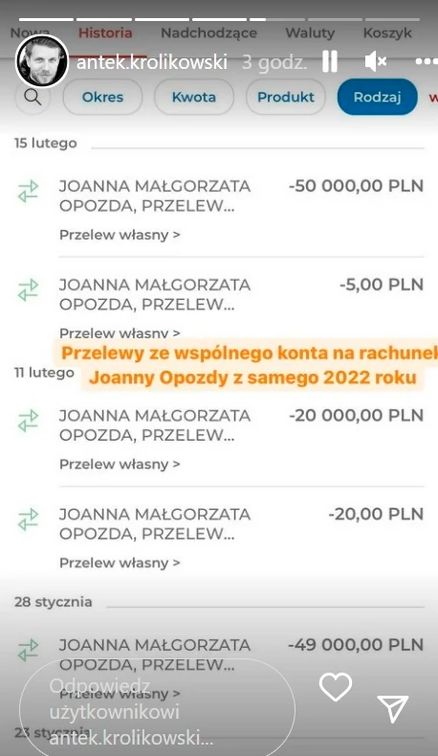Poprzednie "dowody" Antka, podważone przez Joannę