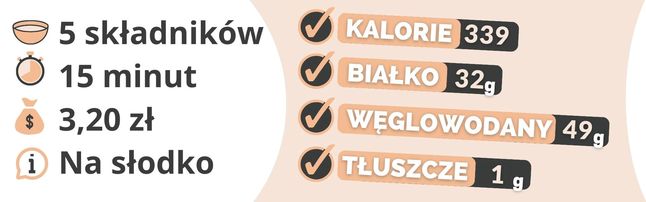 Makaron z twarogiem na słodko