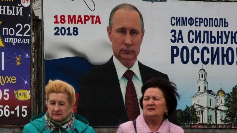Передвиборча кампанія в анексованому Росією Криму під час попередніх президентських виборів