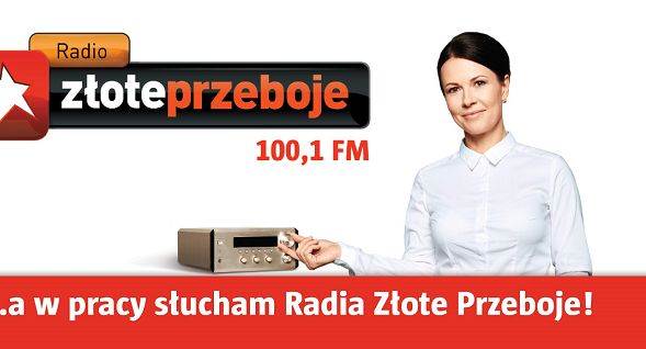 Radio Złote Przeboje zachęca do słuchania radia w pracy