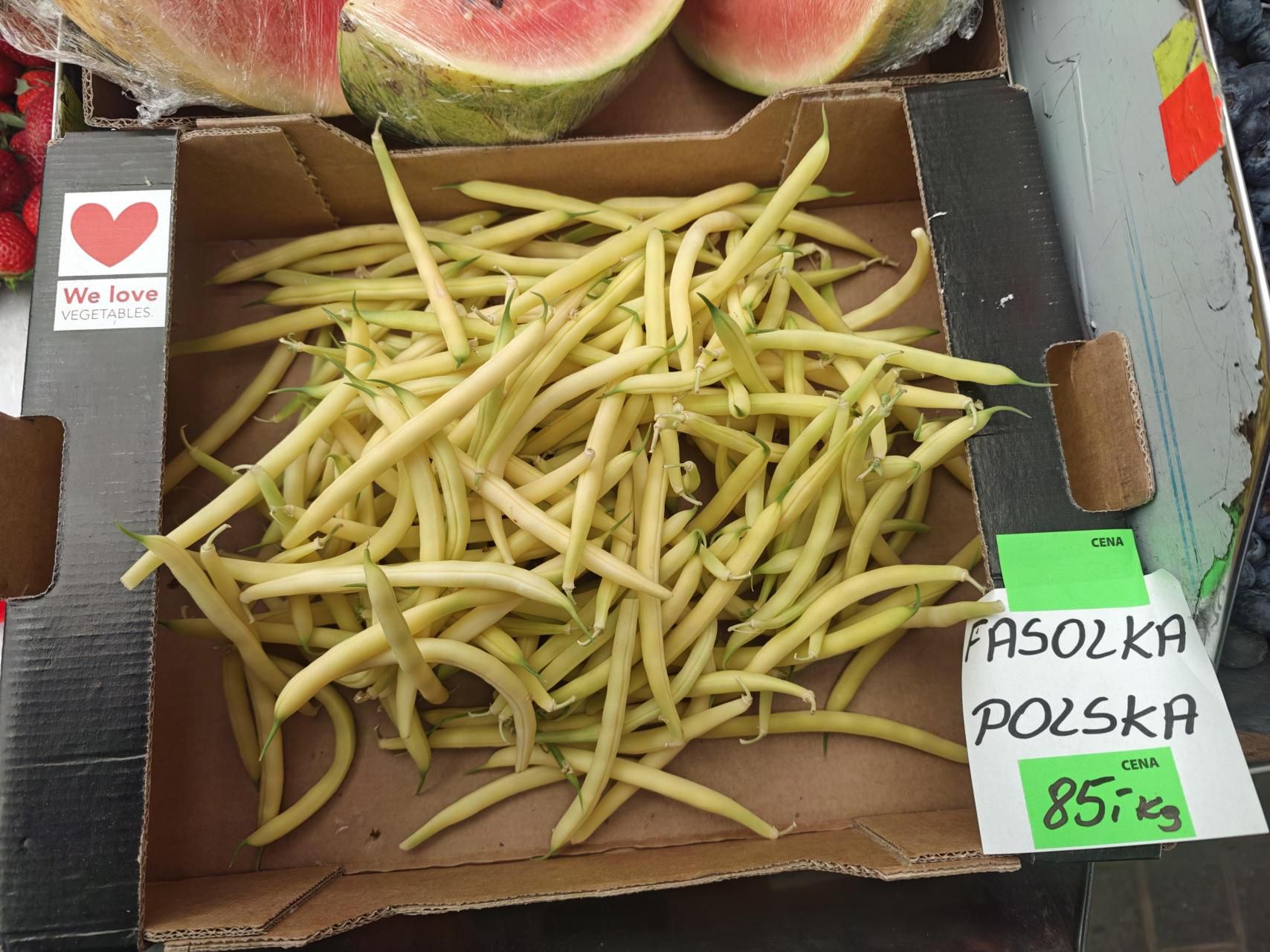 Fasolka szparagowa w marcu kosztuje fortunę