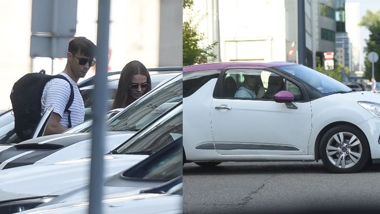 Michał Mikołajczak i Julia Suryś pałaszują lunch w przerwie treningu do "Tańca z gwiazdami" (ZDJĘCIA)