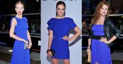 Kobaltowe celebrytki na pokazie! (FOTO)
