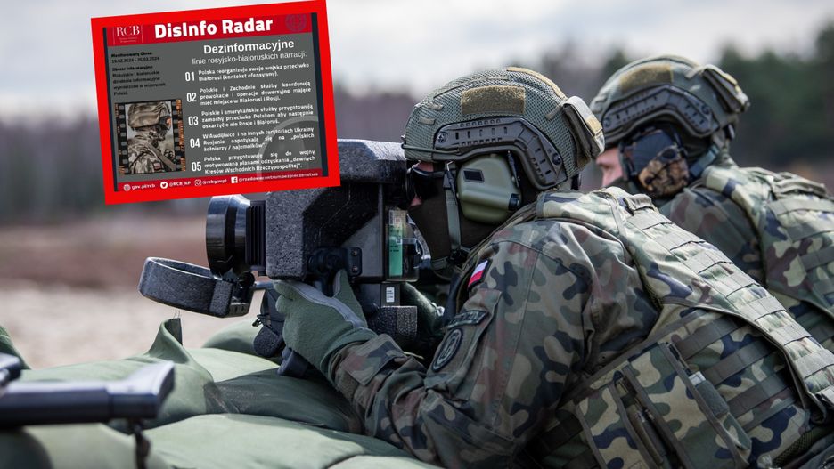 RCB ostrzega przed akcją dezinformacyjną ze strony Rosji i Białorusi