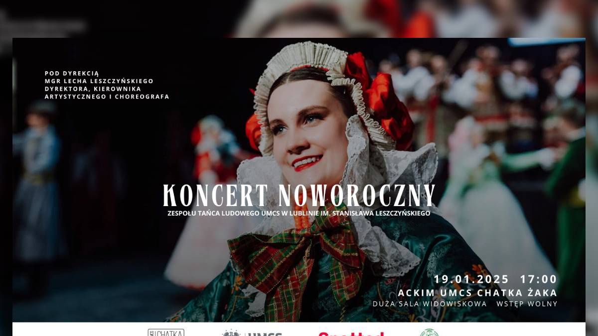 grafika koncert noworowczny ZTL UMCS w Lublinie im. Stanisława Leszczyńskiego