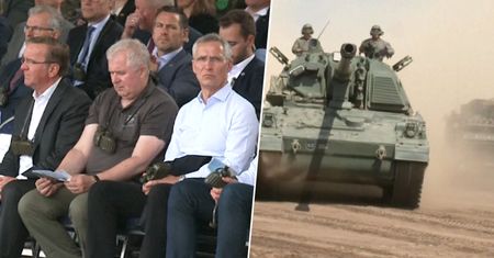 Pokaz siły wobec Kremla. Szef NATO nagrany przy Białorusi