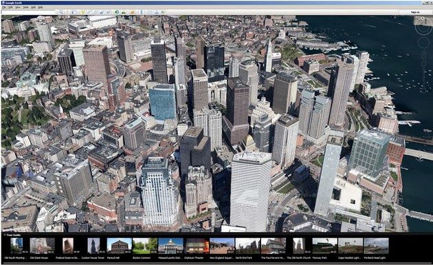 Google Earth screen