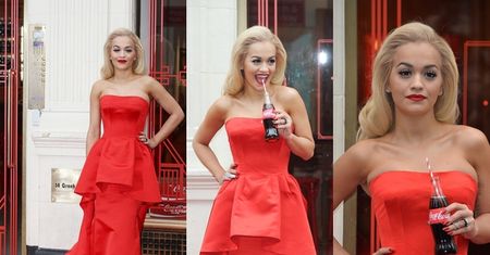 Rita Ora świętuje... stulecie butelki Coca-Coli! (ZDJĘCIA)