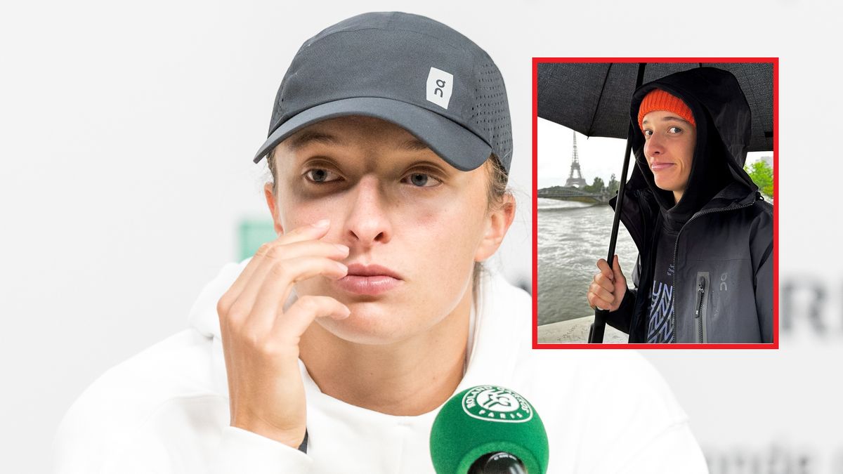 Na zdjęciu Iga Świątek 
