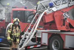 Łódź. Pożar budynku mieszkalnego, nie żyje jedna osoba