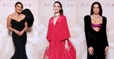 Znane twarze błyszczą na evencie luksusowej marki biżuteryjnej: Anne Hathaway, Dua Lipa i Priyanka Chopra (ZDJĘCIA)
