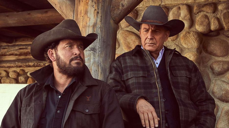Kevin Costner i Cole Hauser w "Yellowstone"
