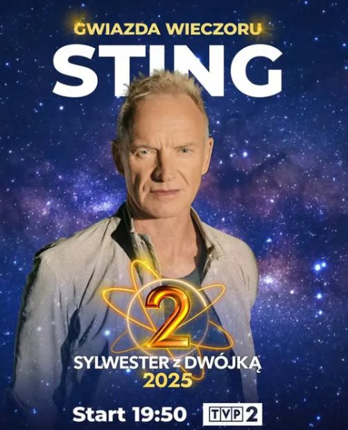 Sting wystąpi podczas "Sylwedtra z Dwójką"
