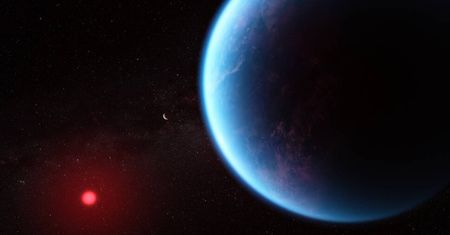 Teleskop Webba wykrył metan i dwutlenek węgla w atmosferze egzoplanety K2-18 b