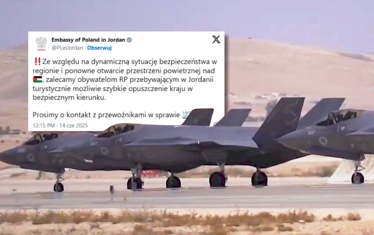 Komunikat ambasady RP w Jordanii. "Szybko opuścić kraj"