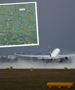 Burze szaleją nad Polską. Kłopoty z lądowaniem samolotów