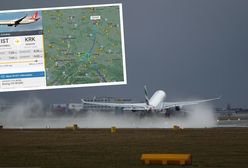 Burze szaleją nad Polską. Kłopoty z lądowaniem samolotów