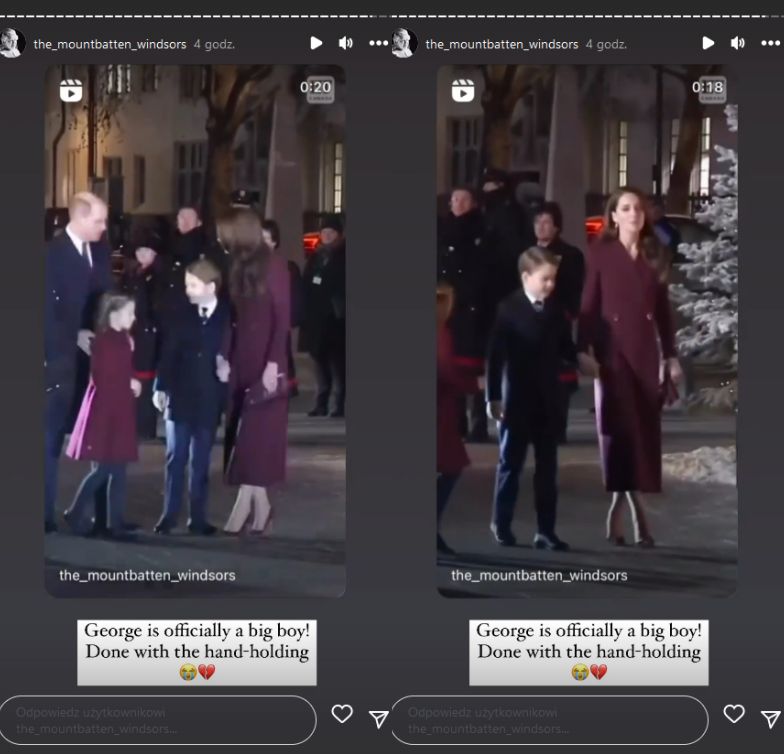Stanowcza reakcja księcia George'a