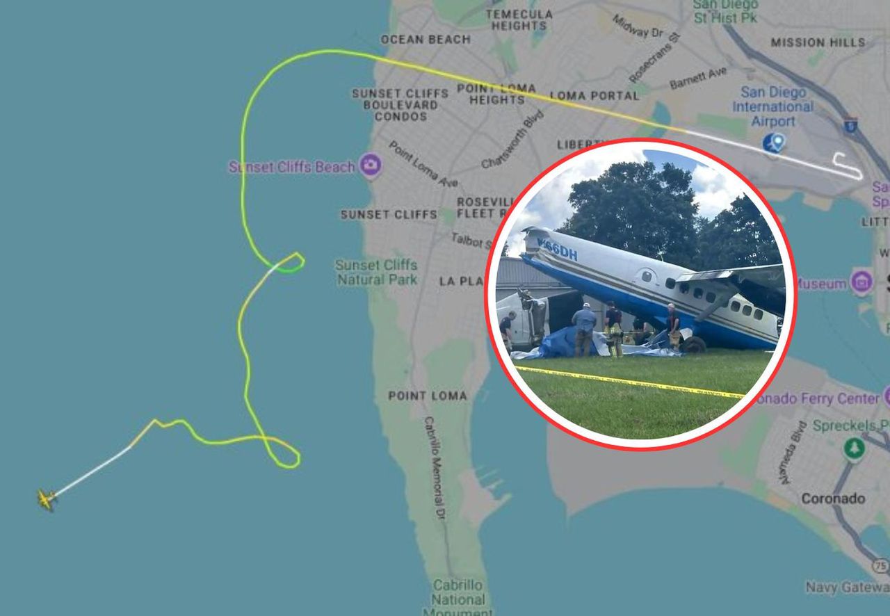 Katastrofa samolotu w USA. Widziano, jak runął do oceanu. Trwają poszukiwania pasażerów