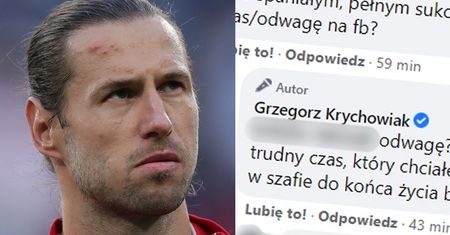 Grzegorz Krychowiak odpowiada na ZACZEPKĘ "fana": "Nie zamknę się w szafie DO KOŃCA ŻYCIA, bo nie wyszedł mi mecz!"