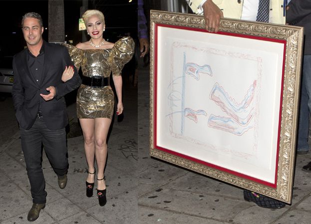 Lady Gaga na 30-te urodziny dostała obraz za 2 MILIONY (ZDJĘCIA)