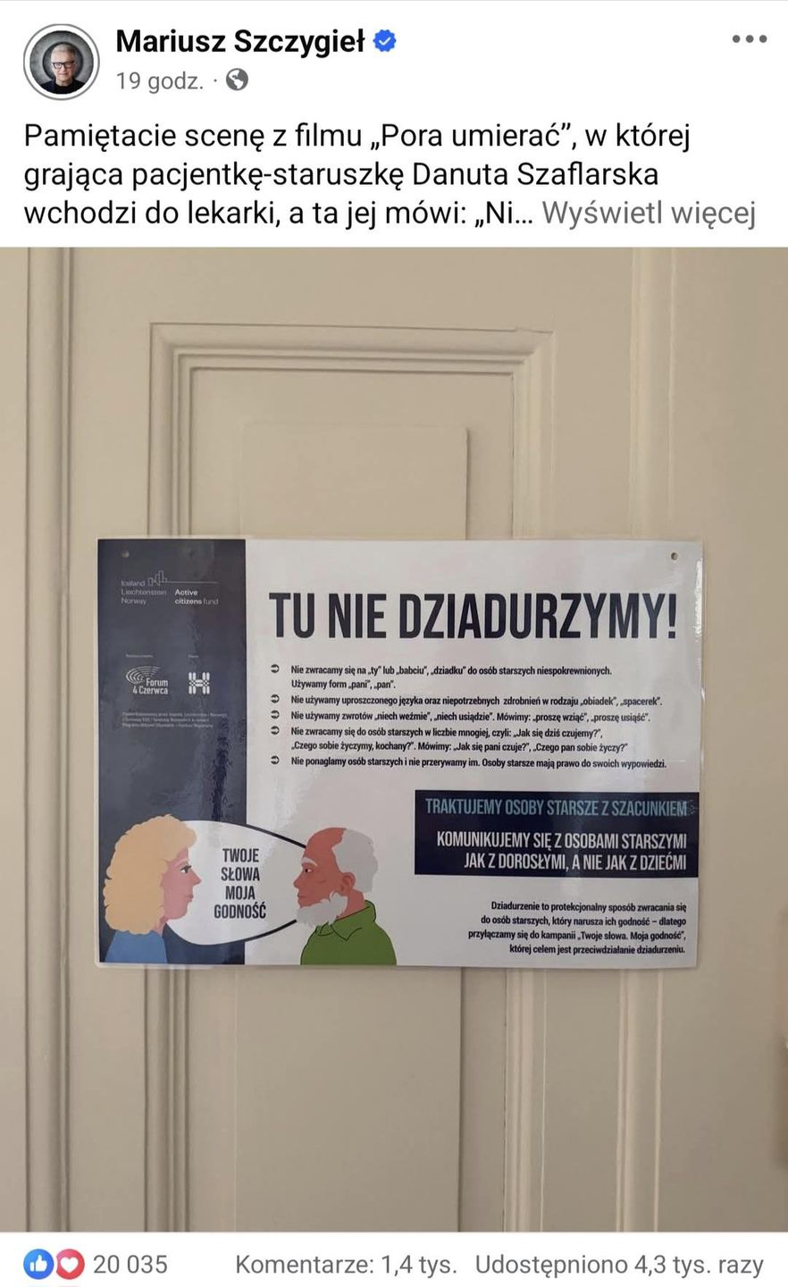 Oto co zobaczył na drzwiach jednej z bibliotek