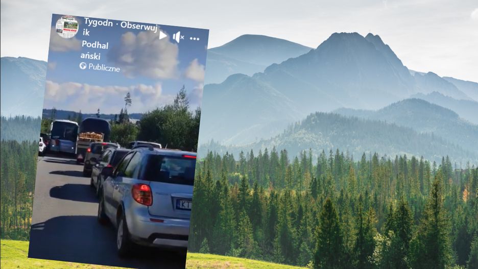 Zablokowany przejazd w popularnej wsi