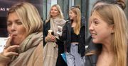 Opatulona Kate Moss idzie z córką do kina