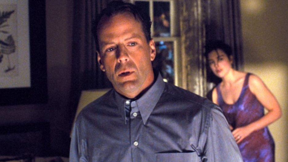 Bruce Willis na planie "Szóstego zmysłu"