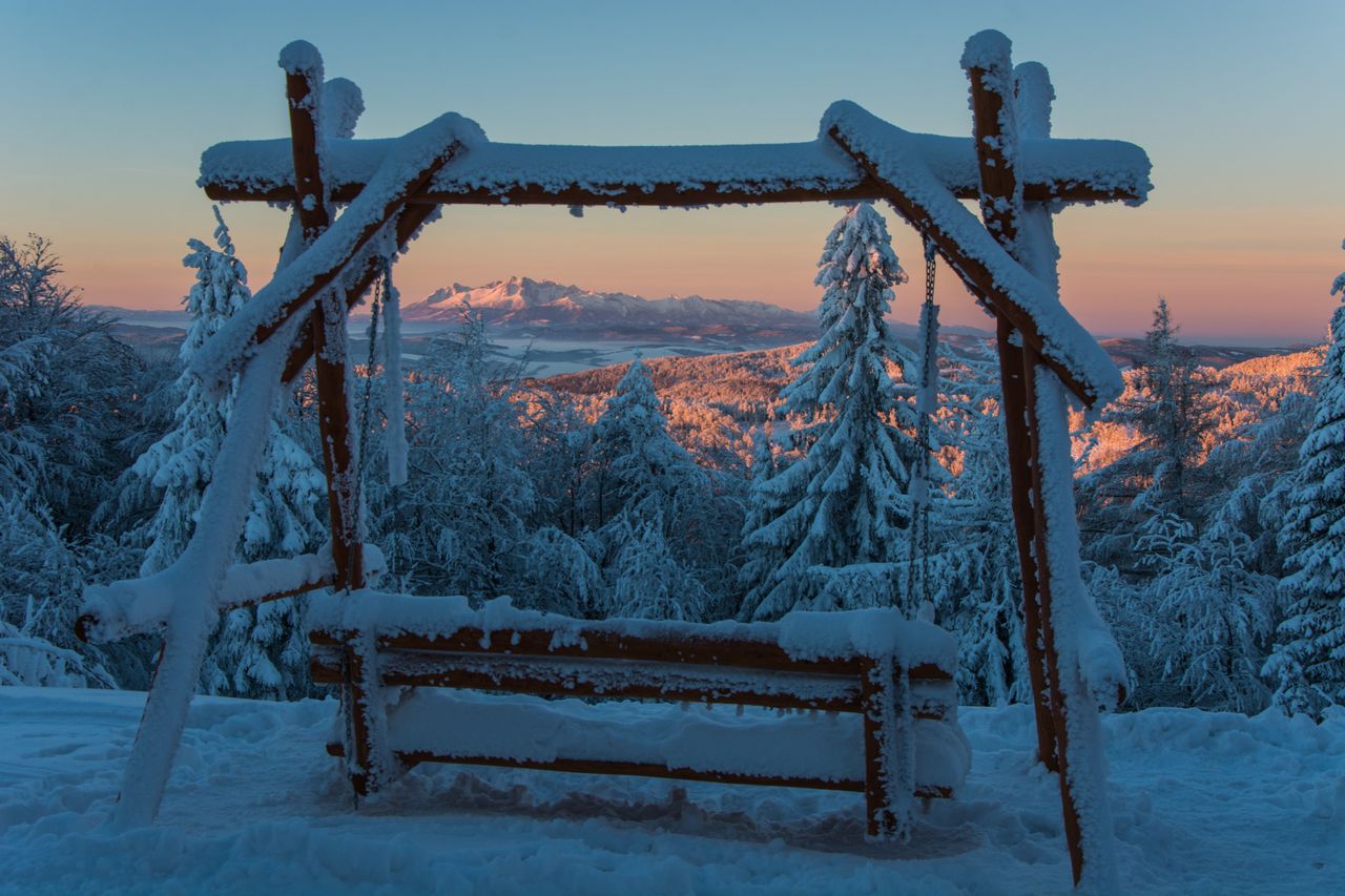 Tatry widziane z Jaworzyny Krynickiej