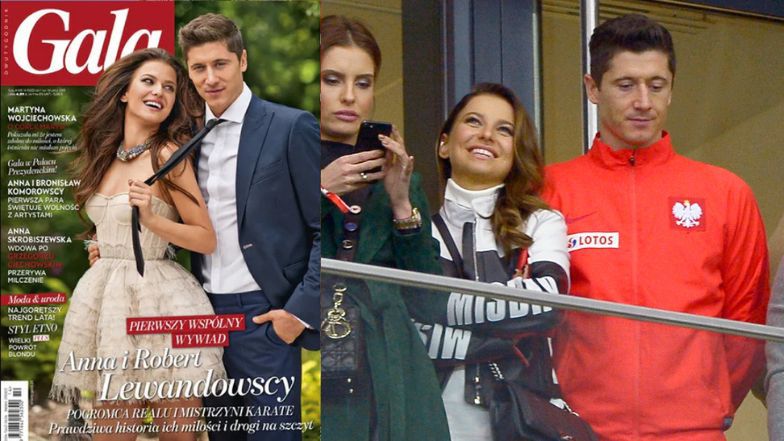 Anna i Robert Lewandowscy