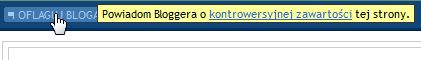 Jak ukryć pasek nawigacyjny na blogach Blogger? 1