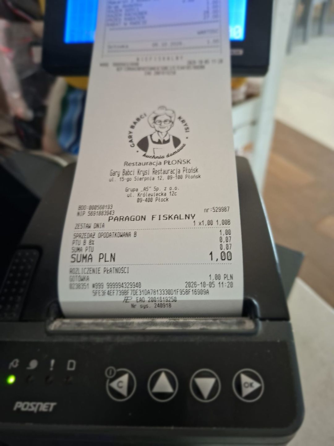 Obiad za złotówkę