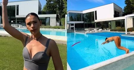 Klaudia Halejcio DAJE NURA do swojego ogromnego basenu za 2 MILIONY ZŁOTYCH. Robi wrażenie?